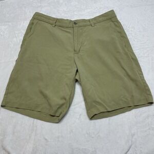 Tommy Bahama Shorts Mens Taged 34 Tan 100% Silk Beach Golf Casual
